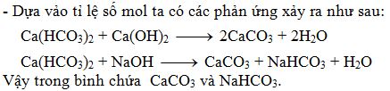 Tỉ Lệ Phản Ứng Ca(HCO<sub onerror=