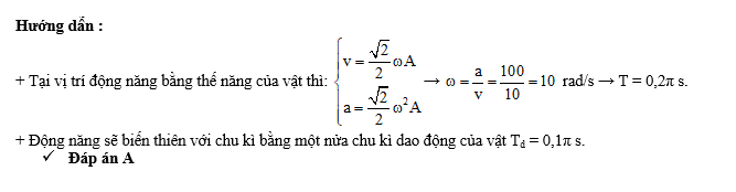 Thế Năng Biến Thiên Với Chu Kì