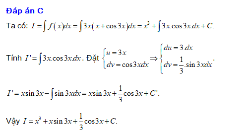 Nguyên hàm của cos 3x: Hướng dẫn chi tiết và ứng dụng