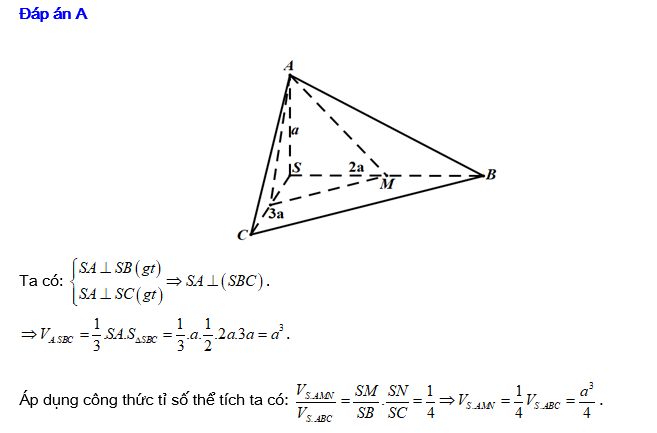 Thông Tin Chi Tiết Về Hình Chóp Đôi Một Vuông Góc SA, SB, SC